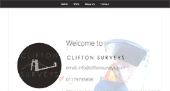Desktop Screenshot of cliftonsurveys.com